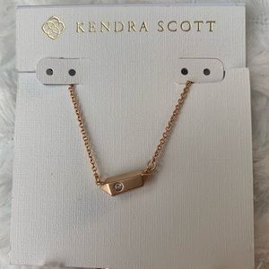 NWT Kendra Scott Rose Gold Necklace